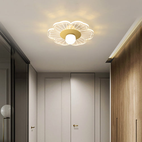 Plafonnier moderne LED en forme de fleur Majesty