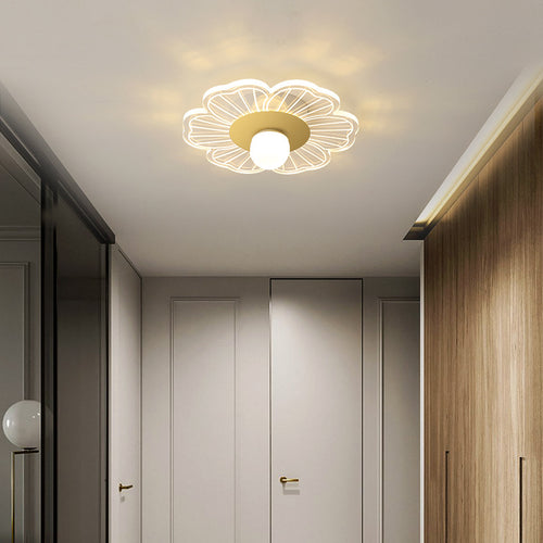 Majesty moderna lámpara de techo LED en forma de flor