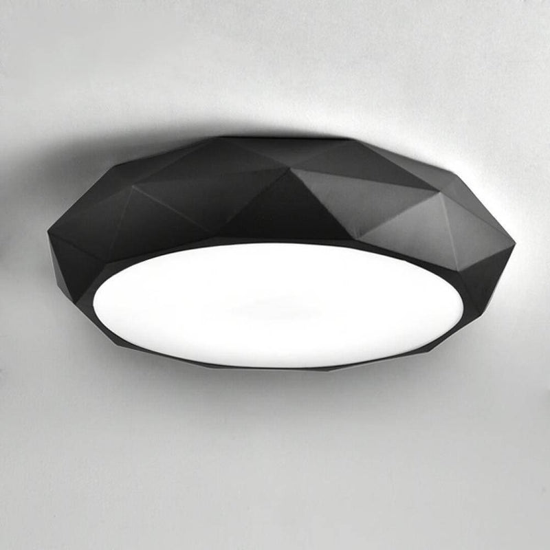 Plafonnier design LED géométrique diamant