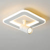 Modern LED ceiling lamp with geometric base and Spotlight Mavir