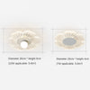 Plafonnier moderne LED en forme de fleur Majesty