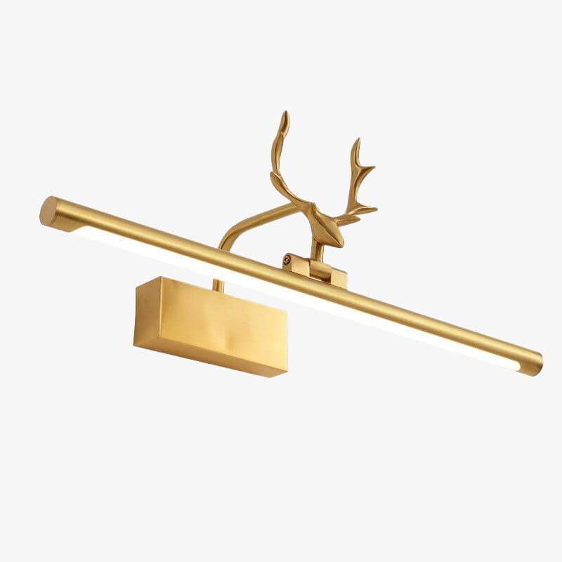 wall lamp modern LED wall lamp in gold-plated metal, deer antler style