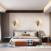 Applique murale design LED en spirale d'aluminium Psalm
