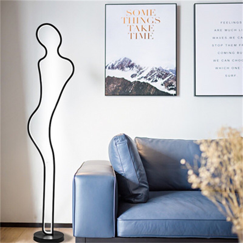 Lampadaire design LED en forme de figure humaine Linus - vue 5 sur 6