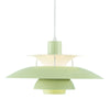 Suspension industrielle LED colorée en métal Barnaby