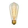 Ampoule conique tube à incandescence filament triangle vintage 40W Edison