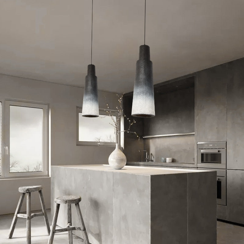 pendant light modern with lampshade cylindrical Varego