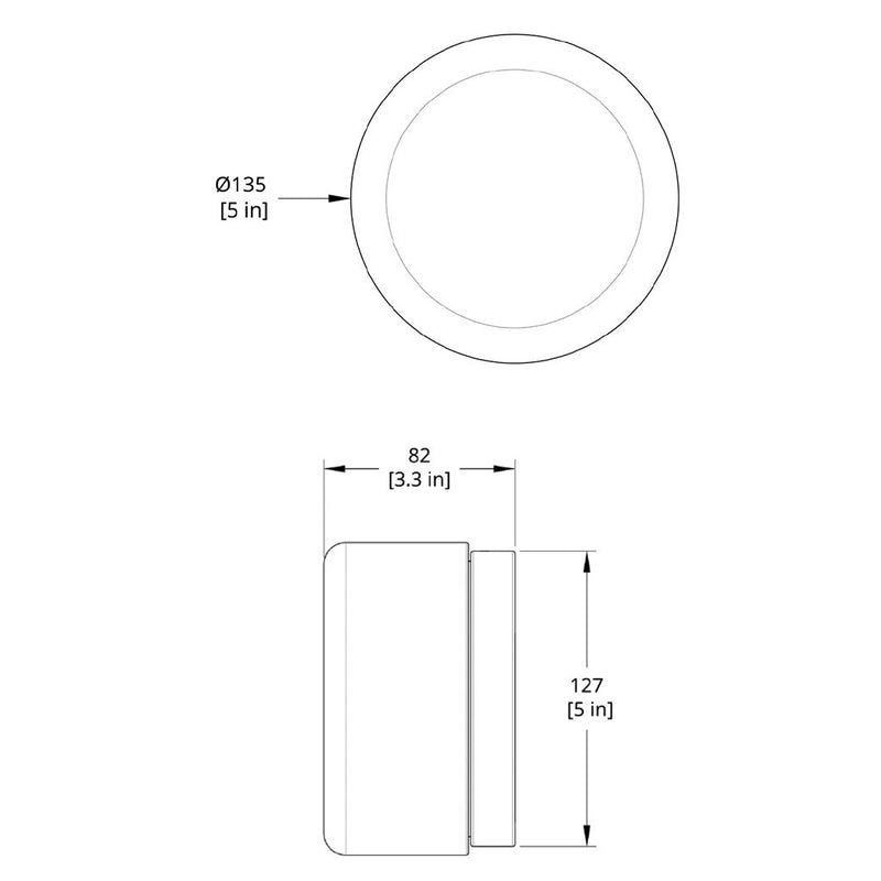 wall lamp Indoor round glass LED design mural