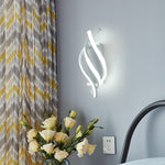 Applique murale design LED en spirale d'aluminium Psalm