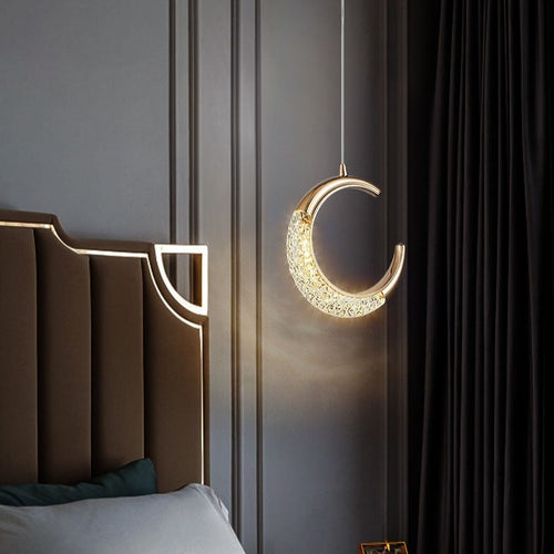 Suspension design LED de forme ronde luxury Terry - vue 6 sur 7