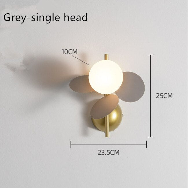 wall lamp modern colourful wall hanging for children Clover