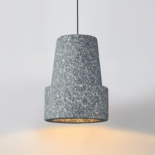 Lámpara de suspensión moderna con pantalla de piedra Kery