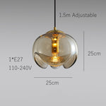 pendant light design with lampshade original glass Janice