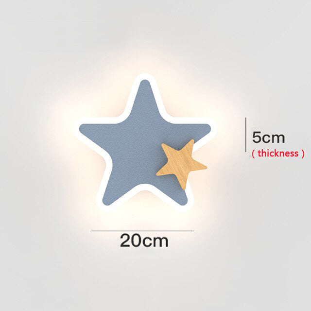 Applique murale moderne LED étoile pour enfant Bowie - vue 4 sur 4