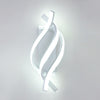 Applique murale design LED en spirale d'aluminium Psalm