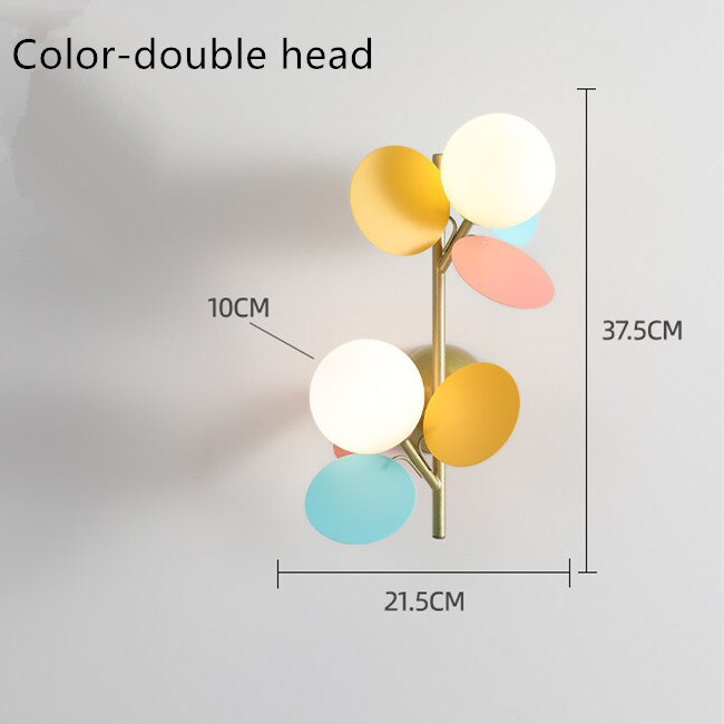 wall lamp modern colourful wall hanging for children Clover
