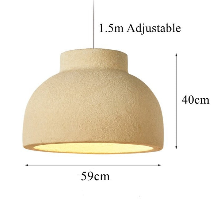 pendant light modern with lampshade in Kya polymer