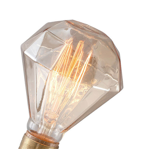 Bombilla incandescente vintage de 40W Edison con filamento de diamante