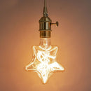 Ampoule étoile à incandescence filament spiral vintage 4W à LED Edison