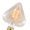 Ampoule coeur à incandescence filament vintage 40W Edison