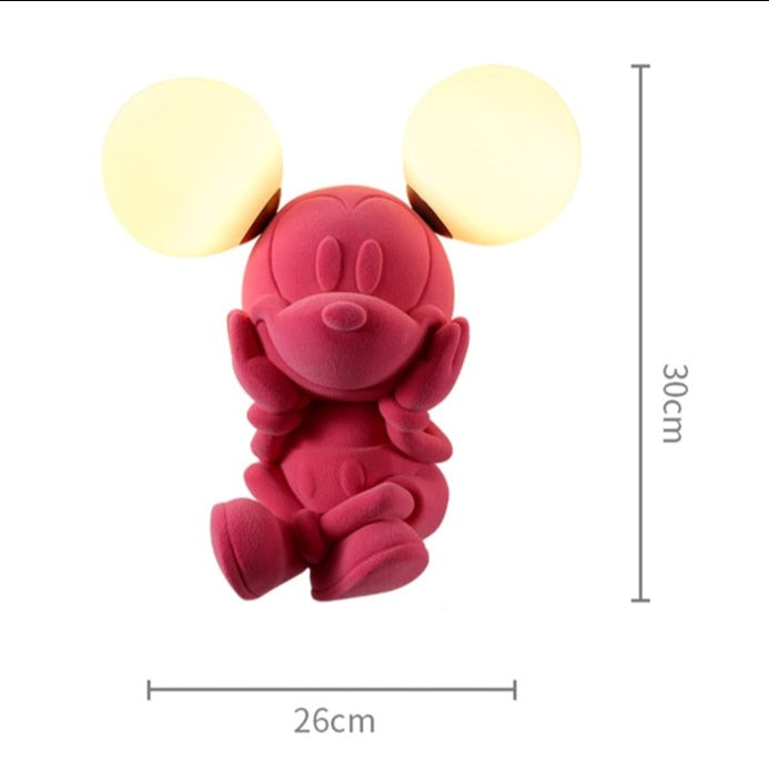 Applique murale moderne LED pour enfant Mickey