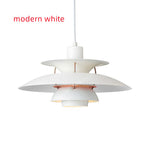 Suspension industrielle LED colorée en métal Barnaby