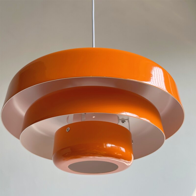 Suspension design avec abat-jour multiple en métal coloré Hirphan - vue 7 sur 8