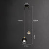 Suspension design LED à double sources lumineuses Thea