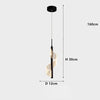 Suspension design LED minimaliste avec lumière ondulé Steal