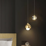 Suspension design LED à double sources lumineuses Thea