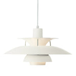 Suspension industrielle LED colorée en métal Barnaby