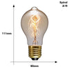 Ampoule à incandescence filament vintage 40W Edison