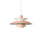 Suspension industrielle LED colorée en métal Barnaby