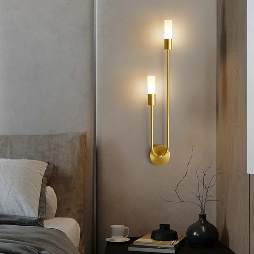 wall lamp Sally minimalist u-shaped LED wall light