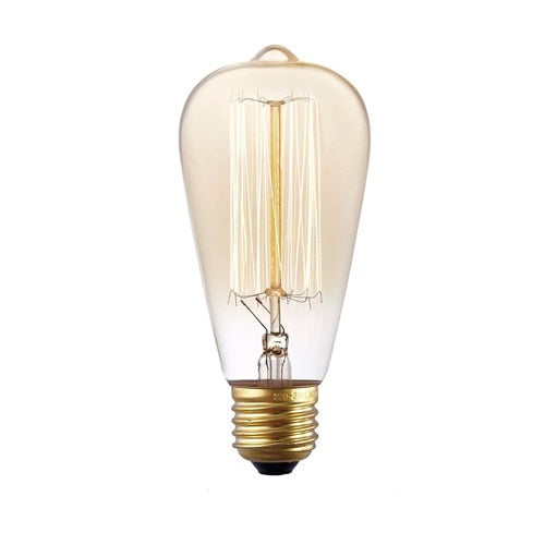 Ampoule conique à incandescence filament vintage 40W Edison
