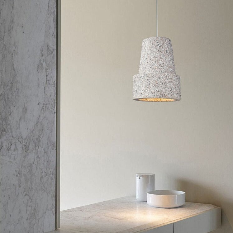 pendant light modern with lampshade Kery stone style