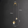 Suspension design LED à double sources lumineuses Thea