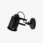 wall lamp  Spotlight  in black metal Cafe