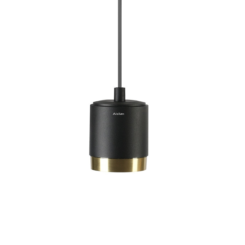 Suspension design LED avec touche doré Sheffield