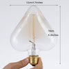 Ampoule coeur à incandescence filament vintage 40W Edison