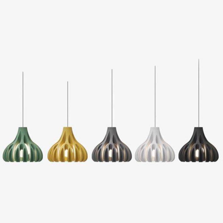 pendant light Nordic colored resin LED design