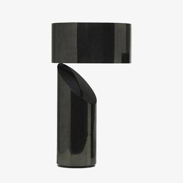 Lampe à poser LED en métal cylindrique design