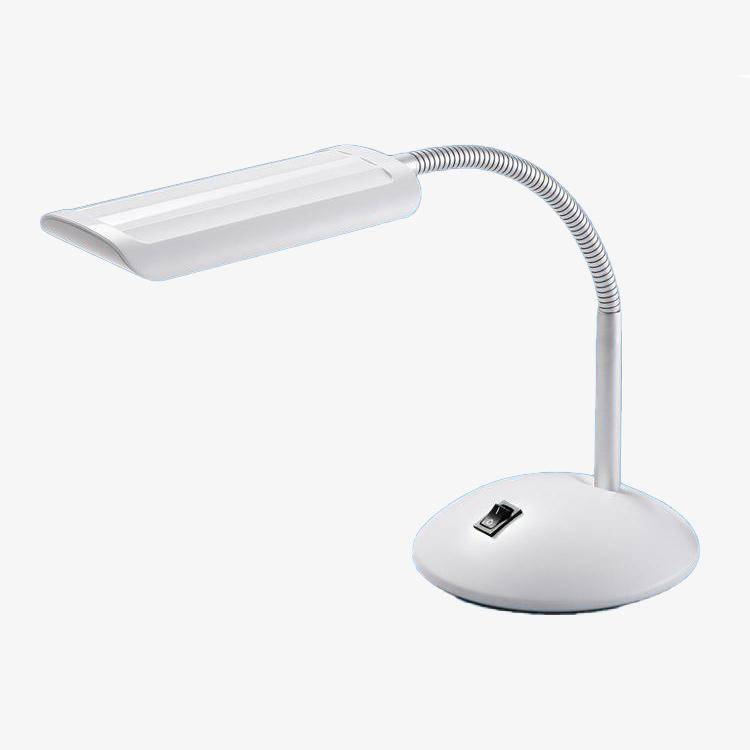 Lampe de bureau usb à led simple blanc