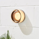 Applique murale design LED ronde en verre Indoor