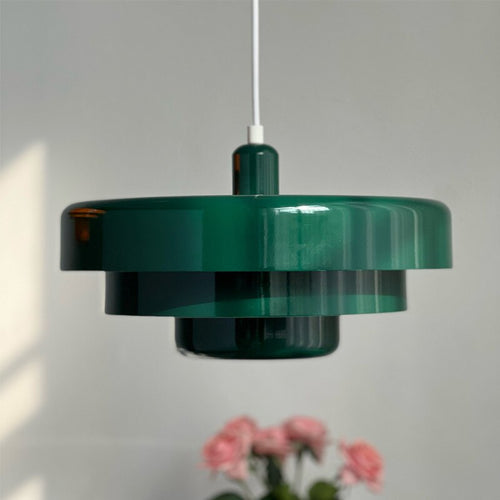 Suspension design avec abat-jour multiple en métal coloré Hirphan - vue 4 sur 8