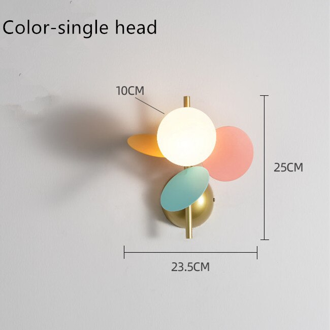 wall lamp modern colourful wall hanging for children Clover
