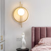 Applique murale moderne en métal rond Harlow
