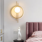 Applique murale moderne en métal rond Harlow