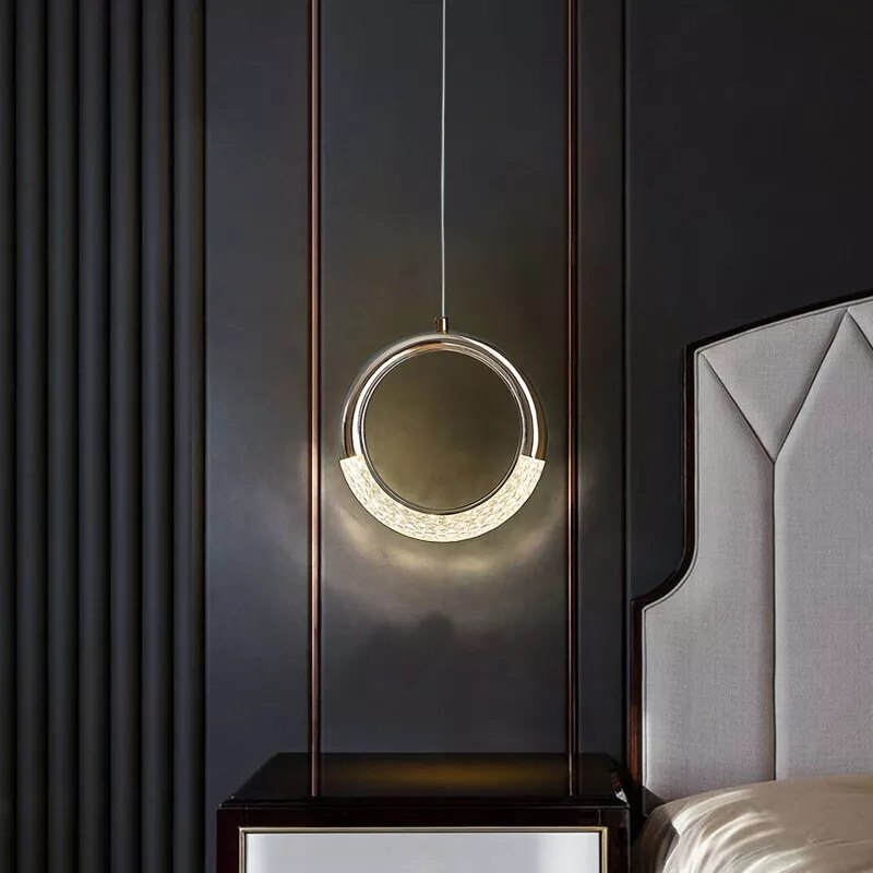 Suspension design LED de forme ronde luxury Terry - vue 4 sur 7