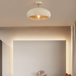 Plafonnier moderne avec abat-jour style pierre Kery